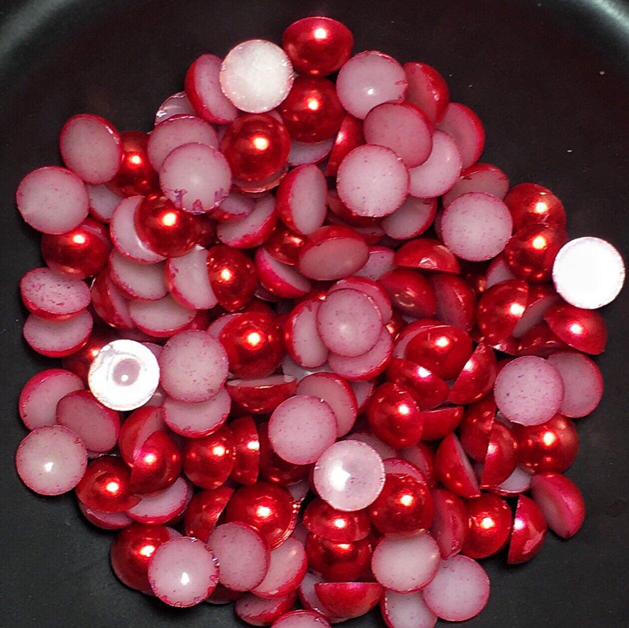 Half-beads (halves of beads)